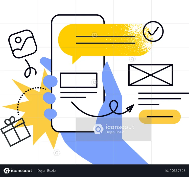 Marketing digital  Ilustração