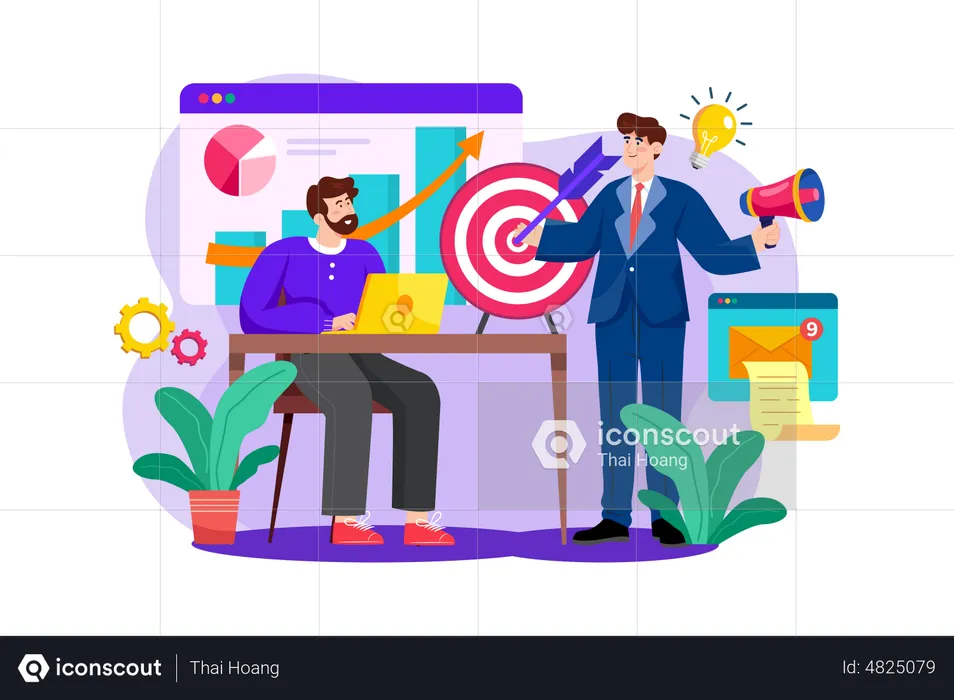 Marketing Director  Illustration