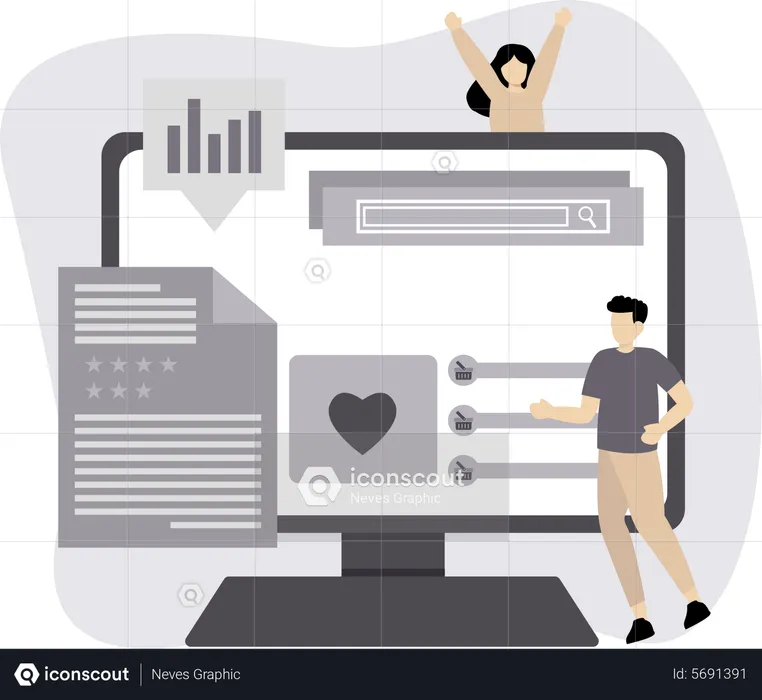 Marketing Growth analysis  Illustration