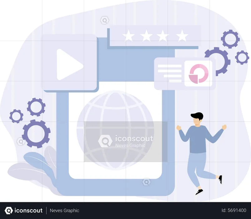 Marketing Growth analysis  Illustration