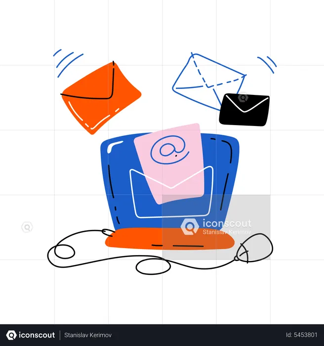 Marketing mail  Illustration