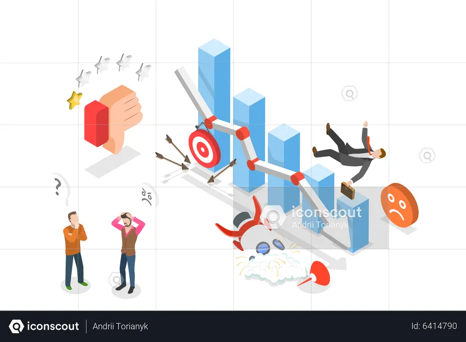 Marketing Mistake  Illustration