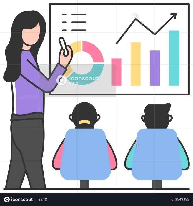 Marketing presentation  Illustration