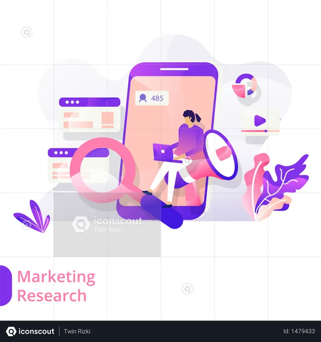 Marketing Research  Illustration