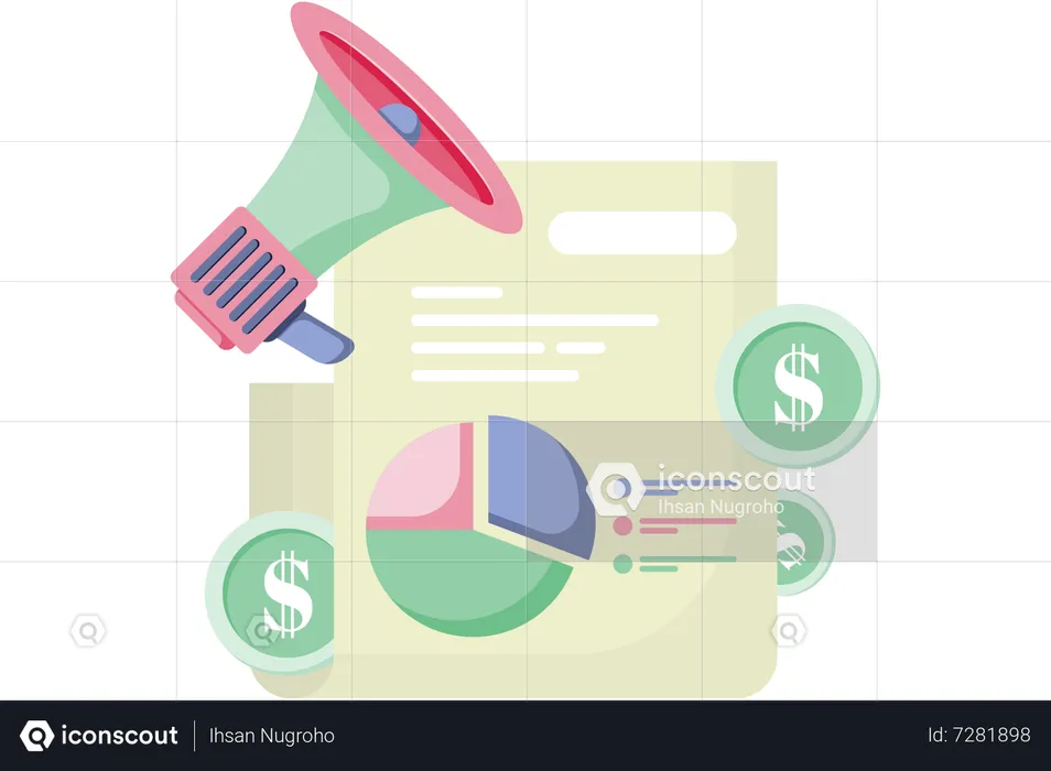 Marketing revenue  Illustration