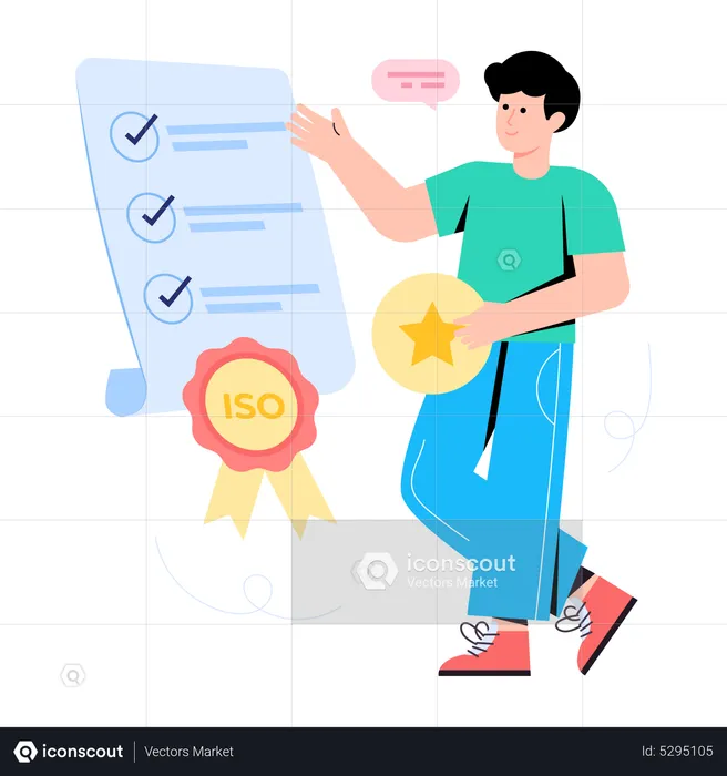 ISO certification  Illustration