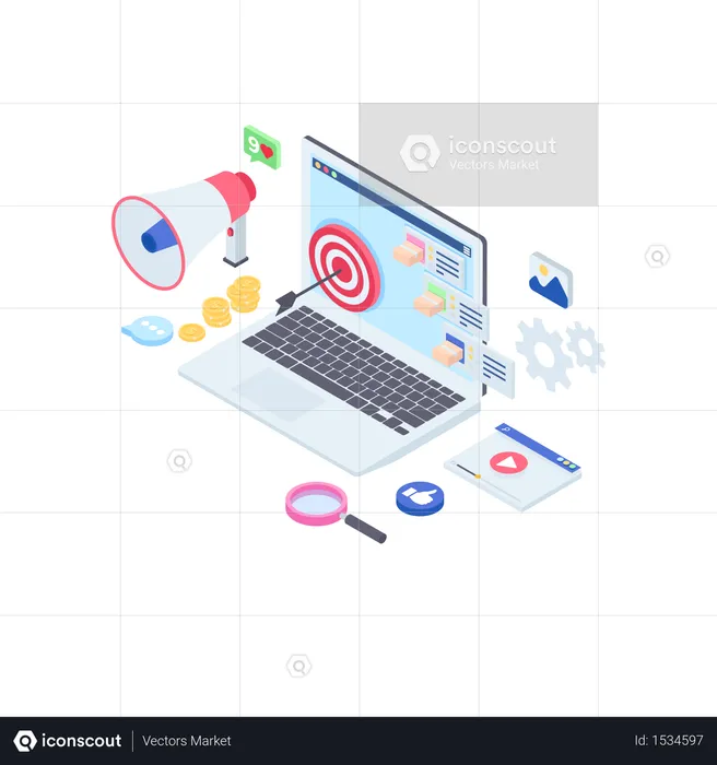 Marketing Strategy  Illustration