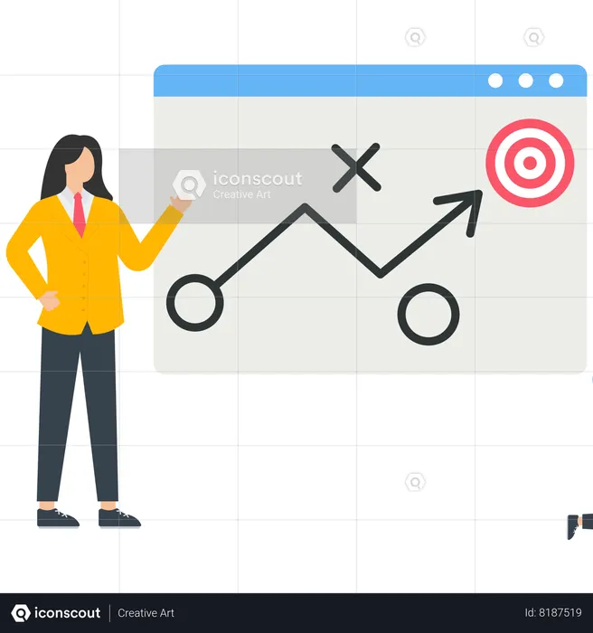 Marketing tactic to achieve target  Illustration