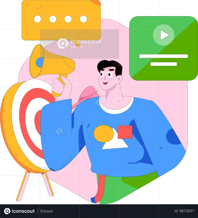 Marketing target  Illustration