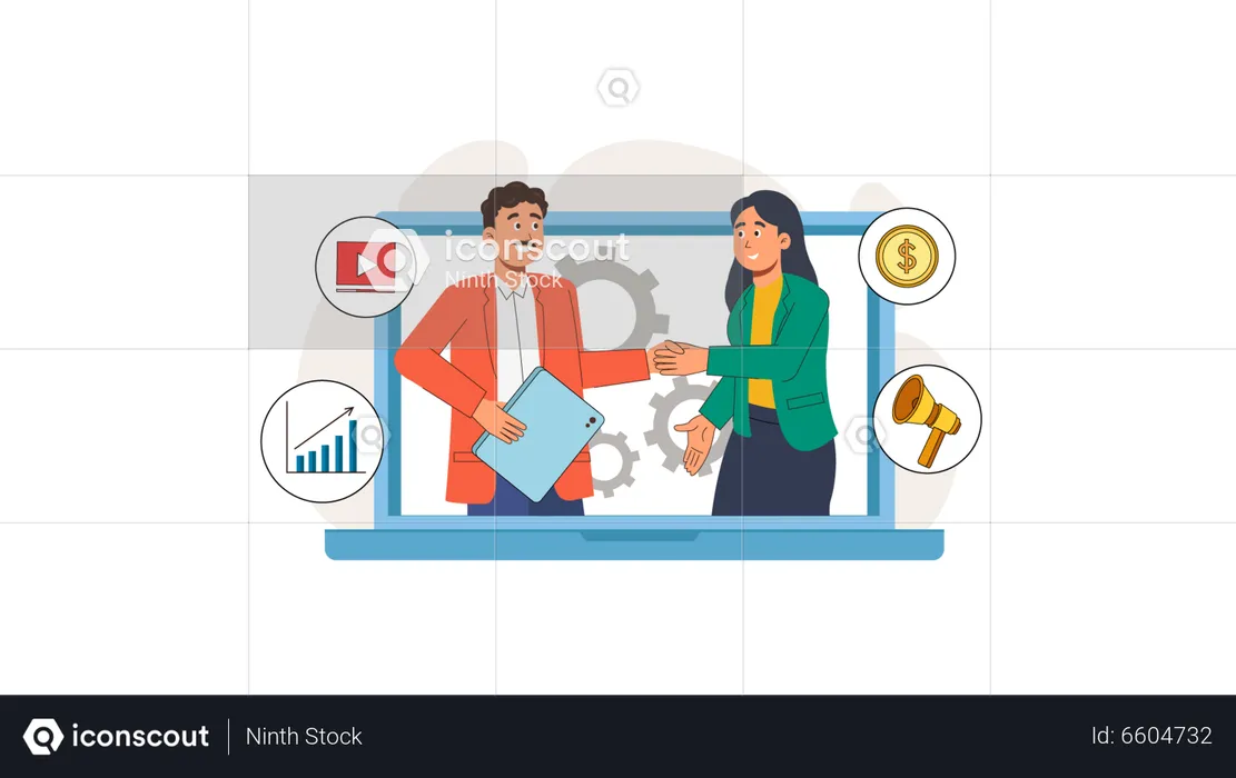 Marketing team  Illustration