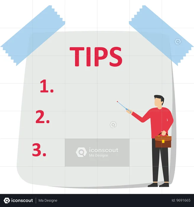 Marketing Tips  Illustration