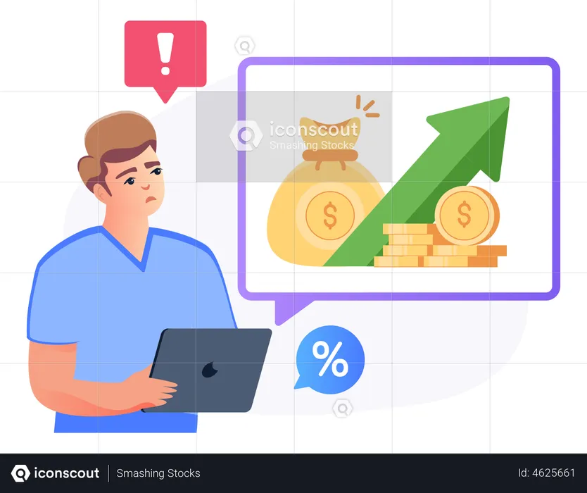 Marktinflation  Illustration