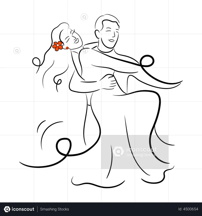 Marriage Dance  Illustration