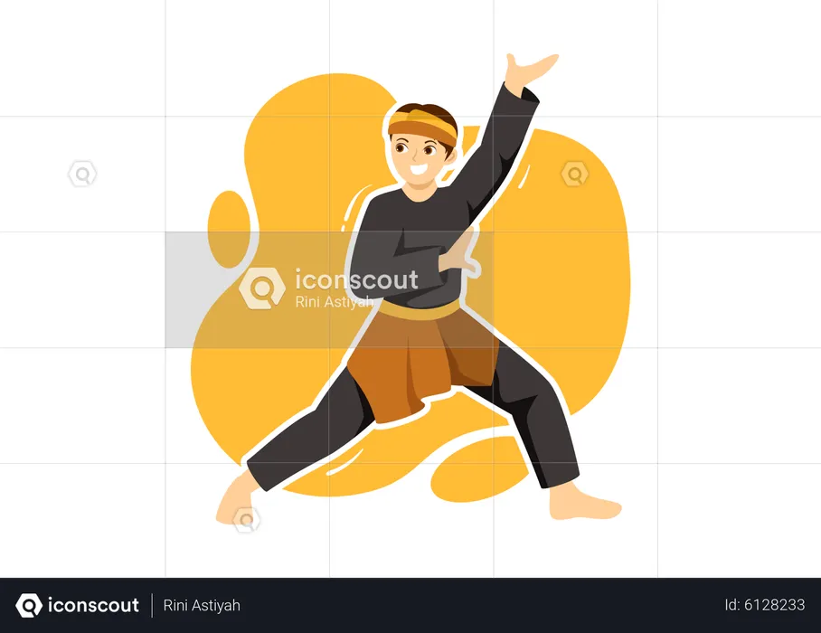 Martial Artist  Illustration