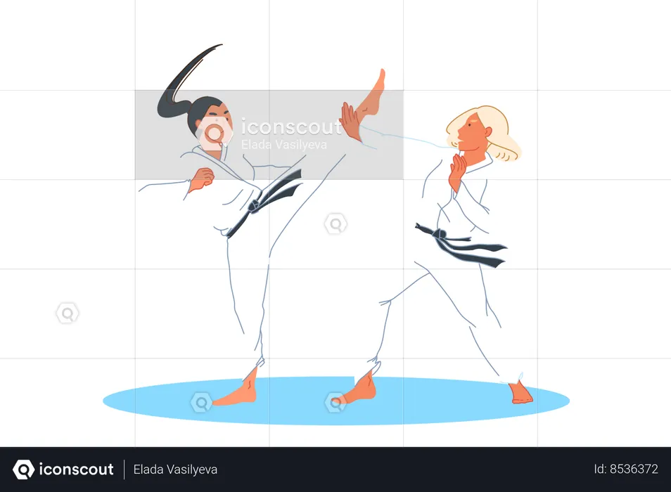 Martial Arts  Illustration