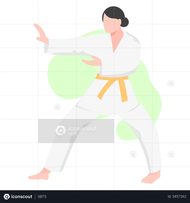 Martial arts  Illustration