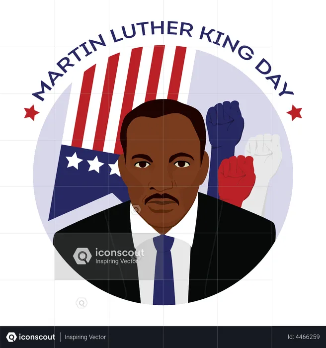 Martin Luther King  Illustration
