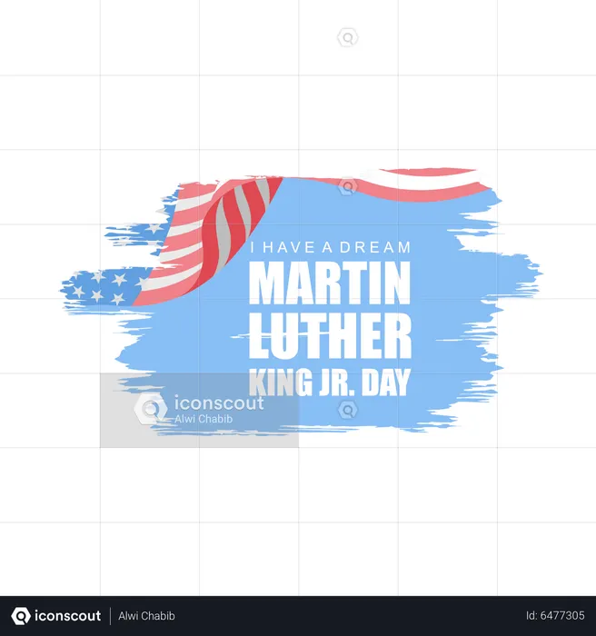 Martin Luther king day  Illustration