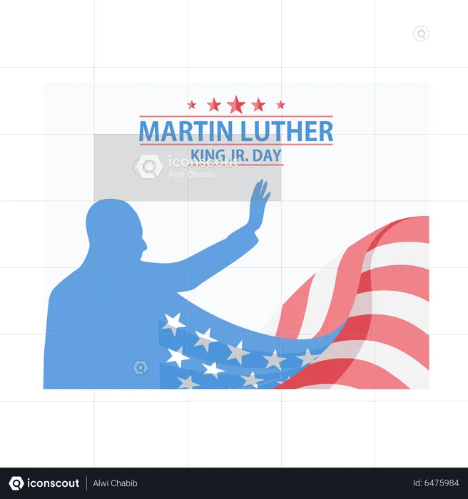 Martin Luther King Jr. Day  Illustration