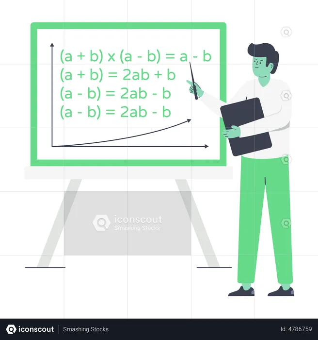 Math Lecture  Illustration