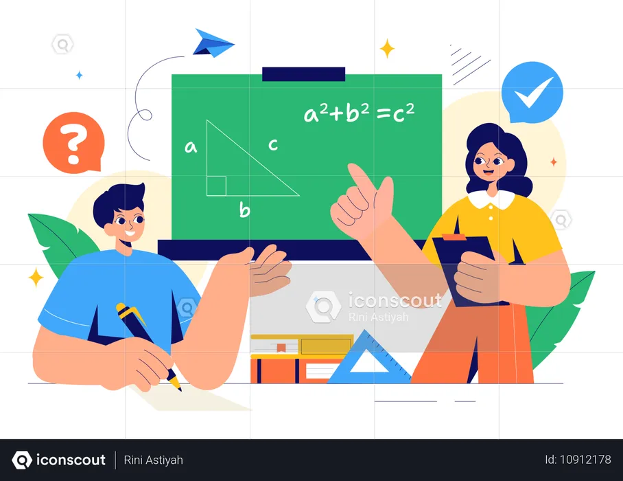 Mathematics Learning  Illustration