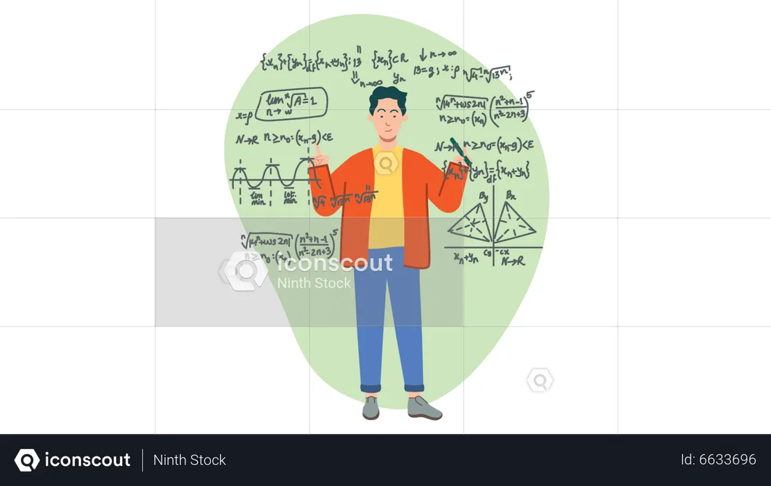 Maths Lecture  Illustration