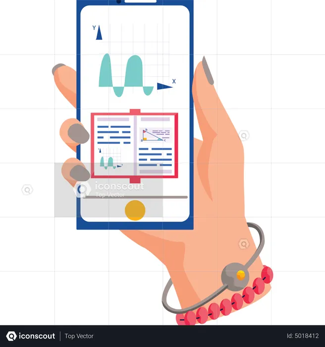 Maths solution application  Illustration