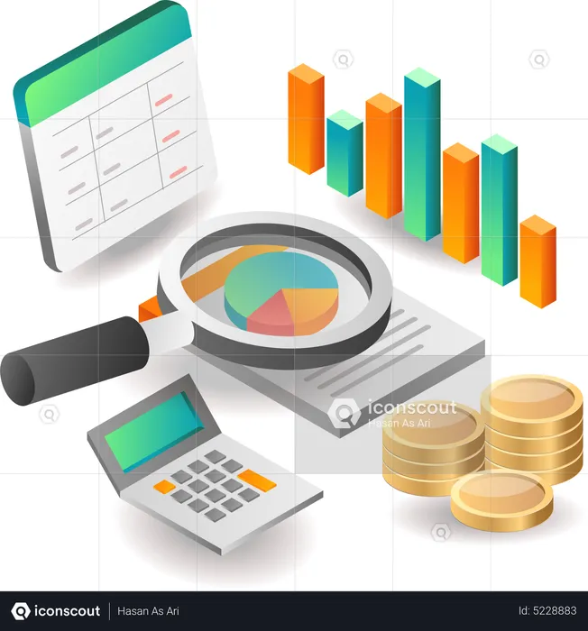 Maturity income business investment analyst  Illustration