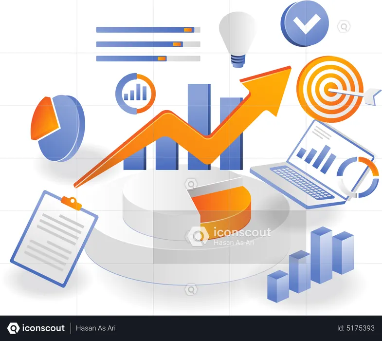 Maximize business productivity  Illustration