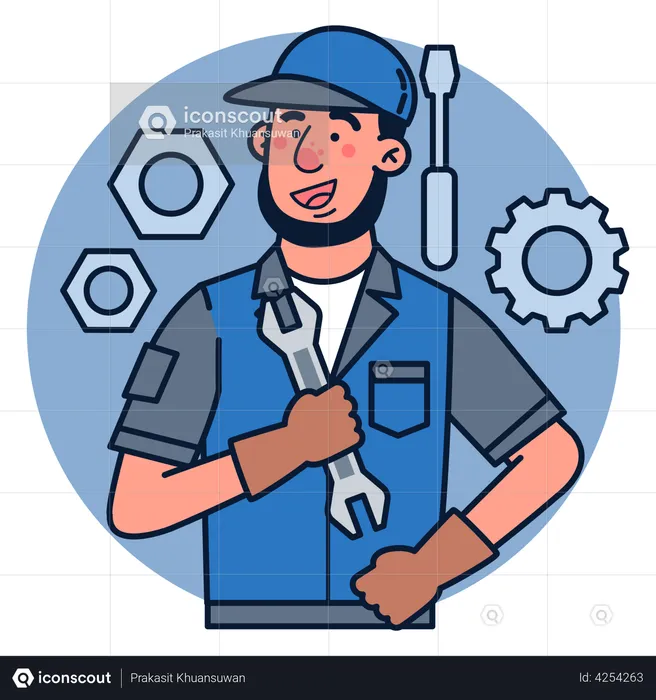 Mechanic  Illustration