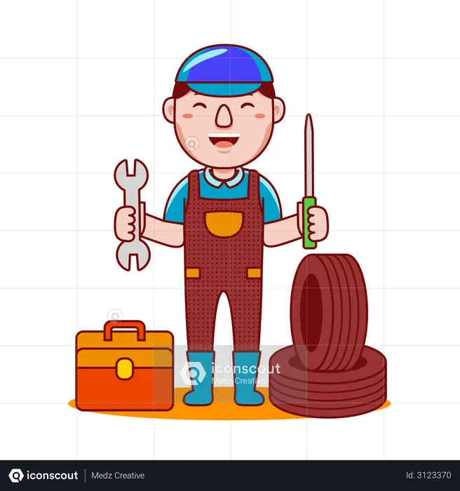 Mechanic  Illustration