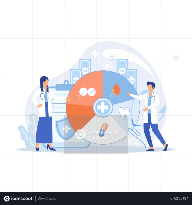 Médecin nutritionniste  Illustration