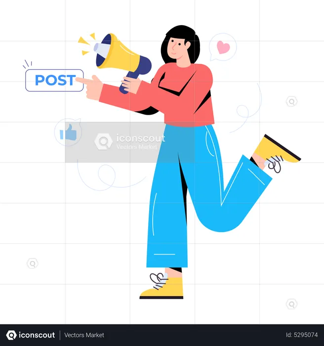 Media Marketing  Illustration