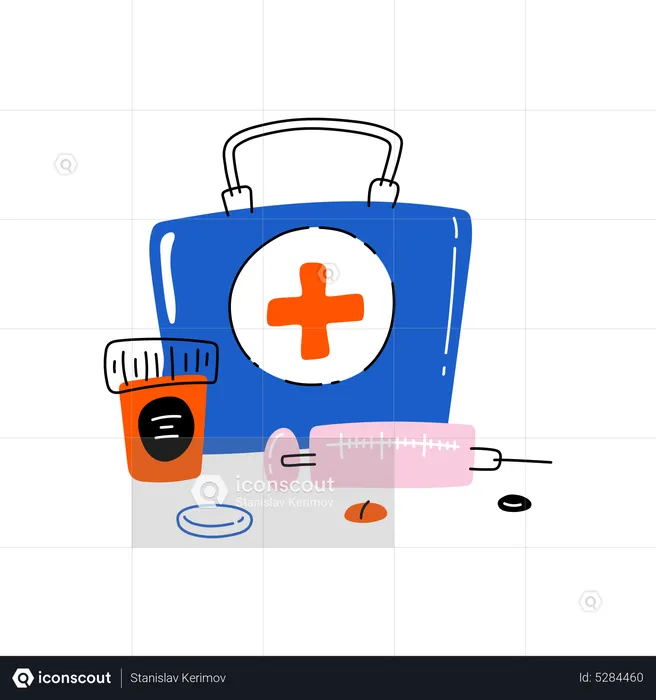 Medical case  Illustration