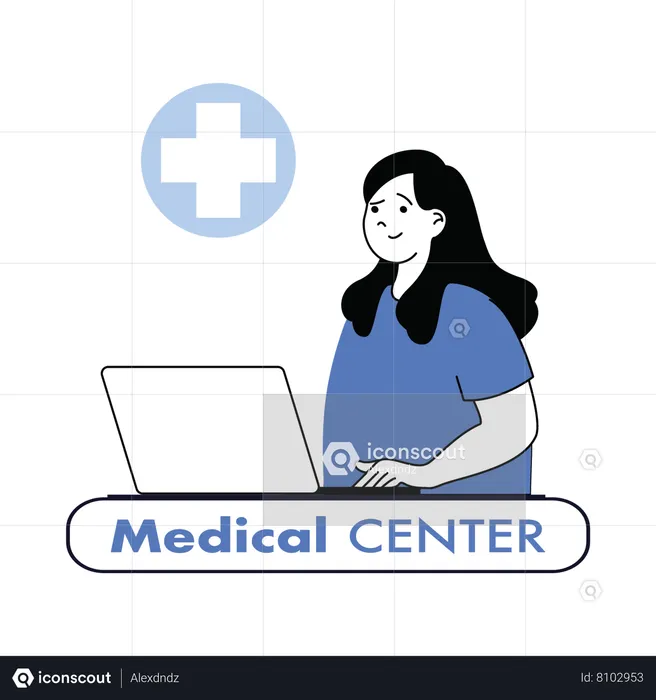 Medical center  Illustration