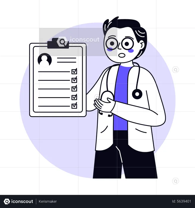 Medical Check Up  Illustration