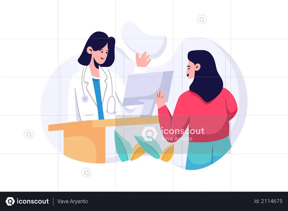 Medical Checkup  Illustration