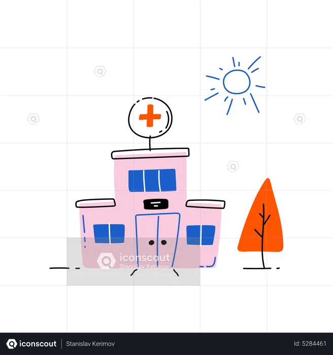 Medical clinic  Illustration