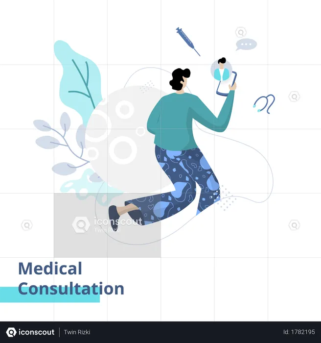 Medical Consultation  Illustration