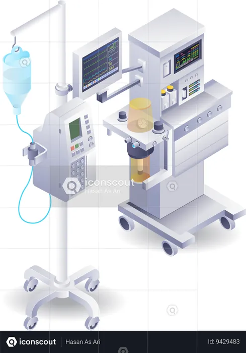 Medical doctor tools technology  Illustration