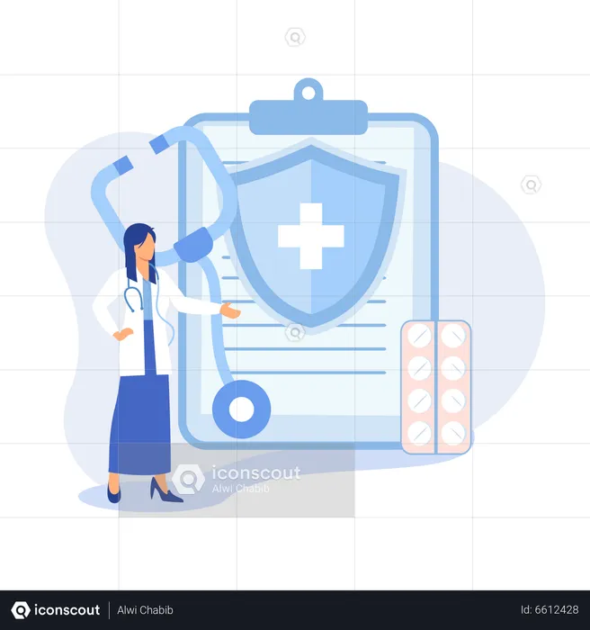 Medical insurance  Illustration