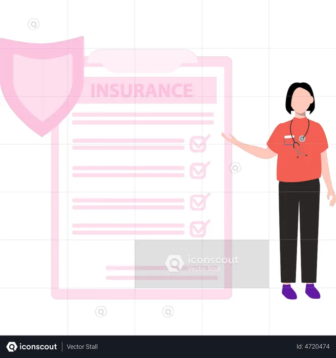 Medical insurance  Illustration