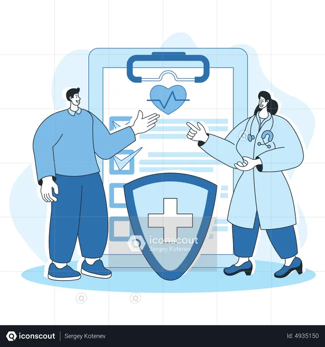 Medical insurance  Illustration