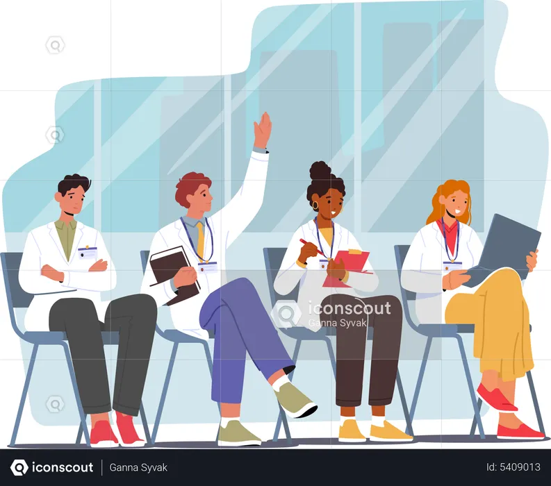Medical Internship School  Illustration