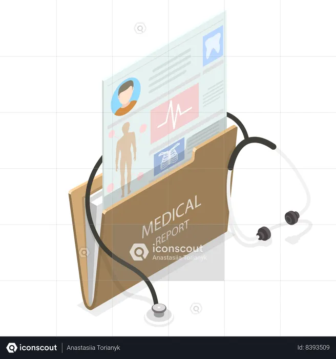 Medical Report  Illustration