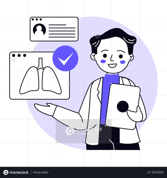 Medical Report  Illustration