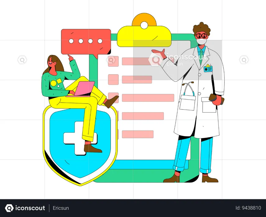 Medical report  Illustration