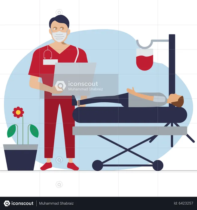 Medical Report  Illustration