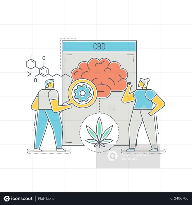 Medical researchers finding use of CBD oil in illness  Illustration