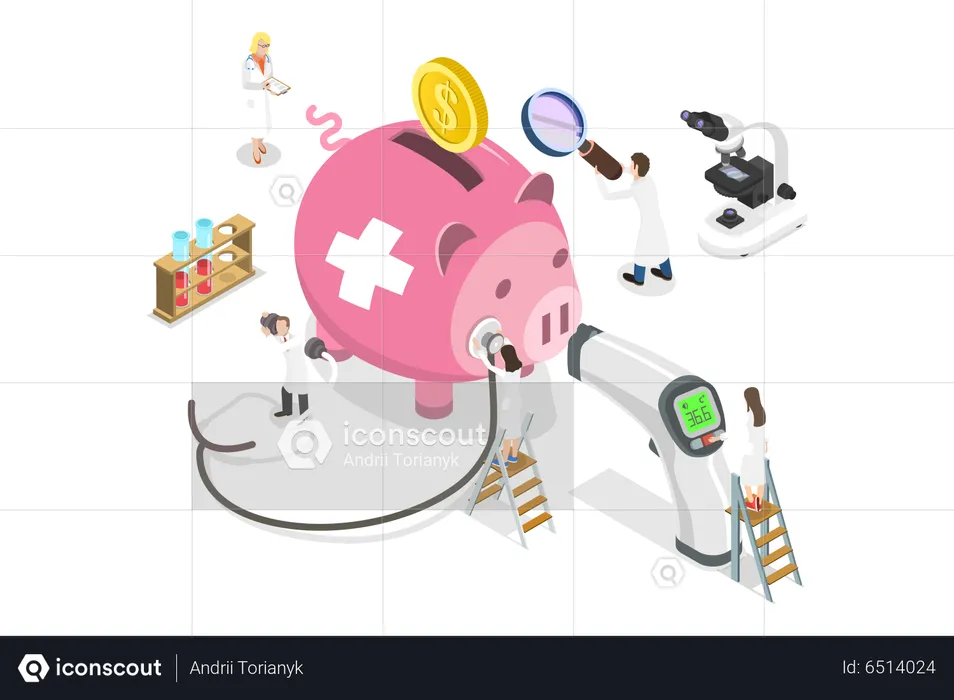 Medical Savings  Illustration